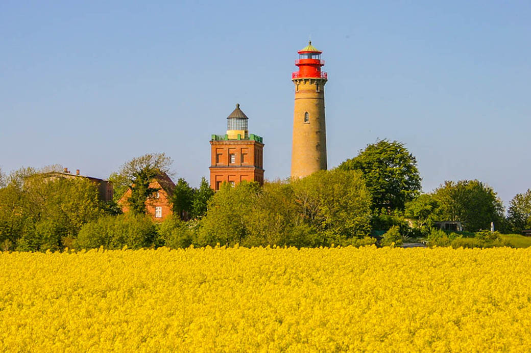 Die beiden Leuchttürme am Kap Arkona