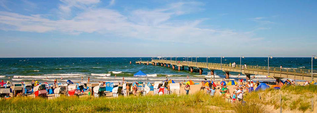 Am Strand vom Ostseebad Göhren