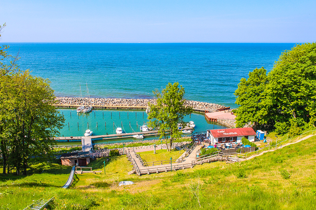 Der Hafen von Lohme