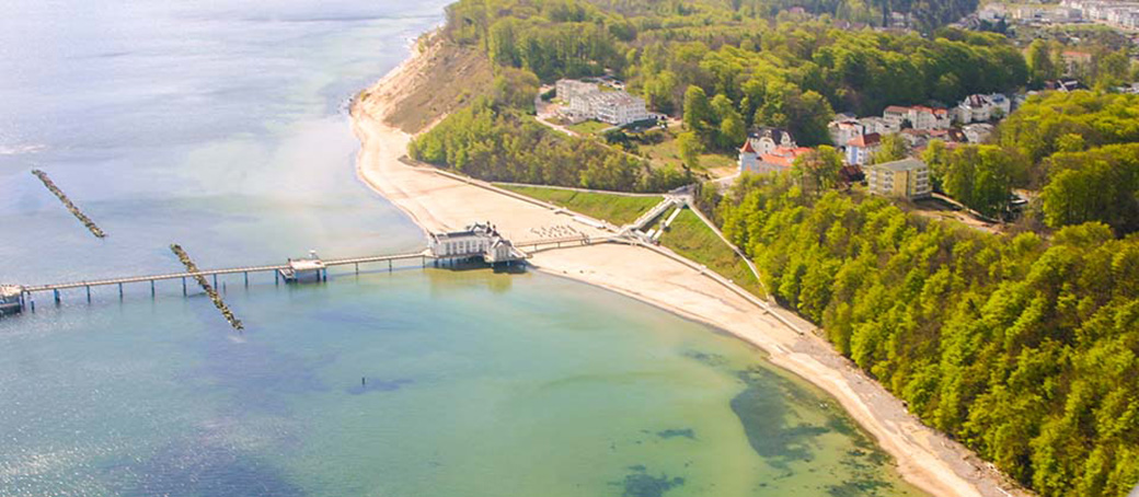 Der Nordstrand mit der Seebrücke